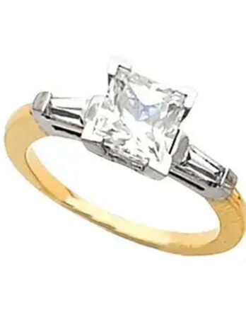 Diamond Engagement Ring 6 x 6mm Stone -  62236