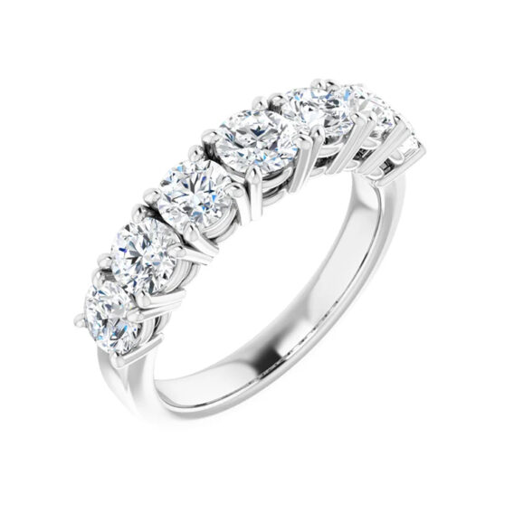 Moissanite Engagement Ring - 122632 - Image 2
