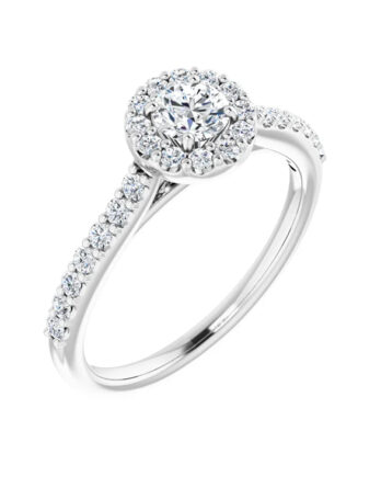 Halo-Style Engagement Ring or Band 65572