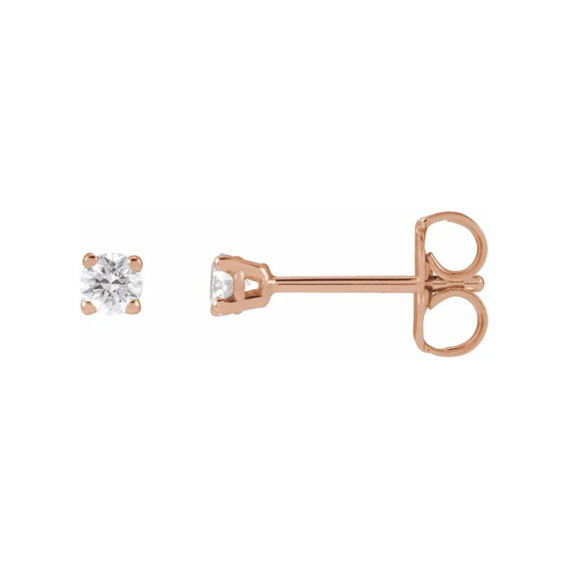 Stud Earrings, Lab Grown Diamond - 1874LGD - Image 7