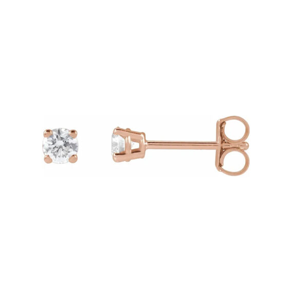 Stud Earrings, Lab Grown Diamond - 1874LGD - Image 8
