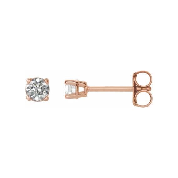 Stud Earrings, Lab Grown Diamond - 1874LGD - Image 12