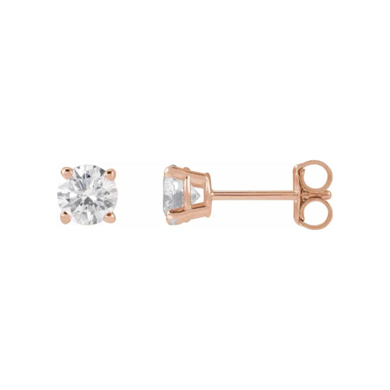Stud Earrings, Lab Grown Diamond - 1874LGD - Image 9