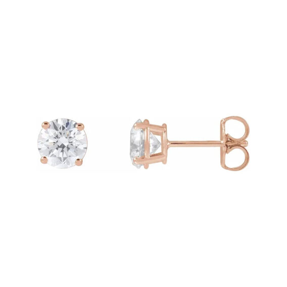 Stud Earrings, Lab Grown Diamond - 1874LGD - Image 13