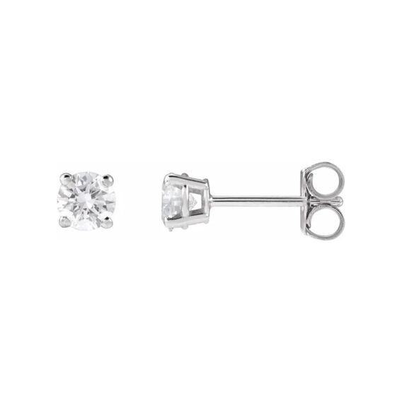 Stud Earrings, Lab Grown Diamond - 1874LGD - Image 15