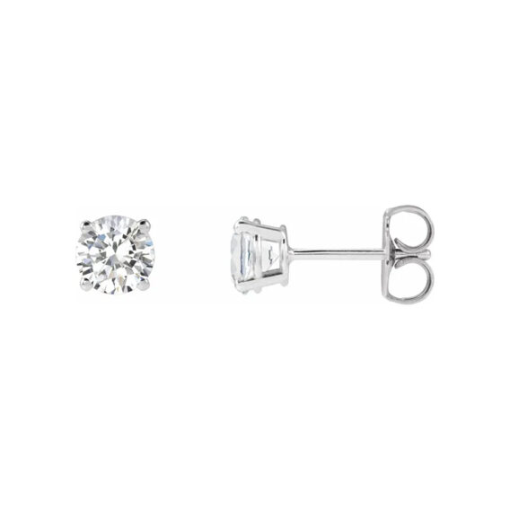 Stud Earrings, Lab Grown Diamond - 1874LGD - Image 16