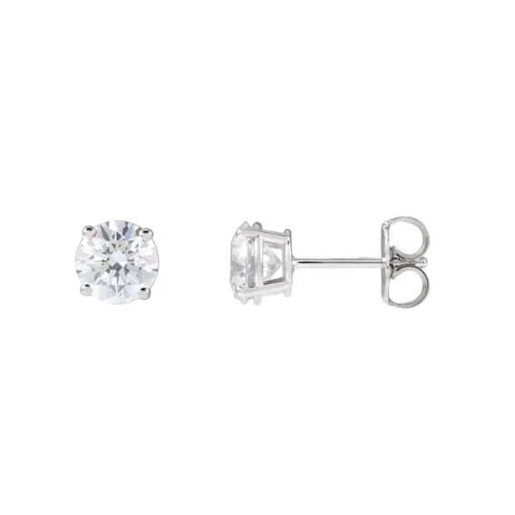 Stud Earrings, Lab Grown Diamond - 1874LGD - Image 23