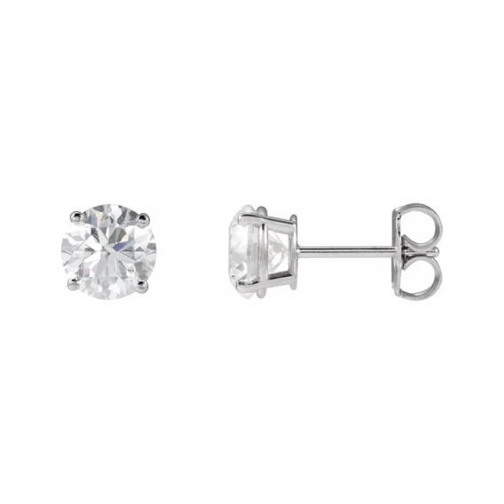 Stud Earrings, Lab Grown Diamond - 1874LGD - Image 21
