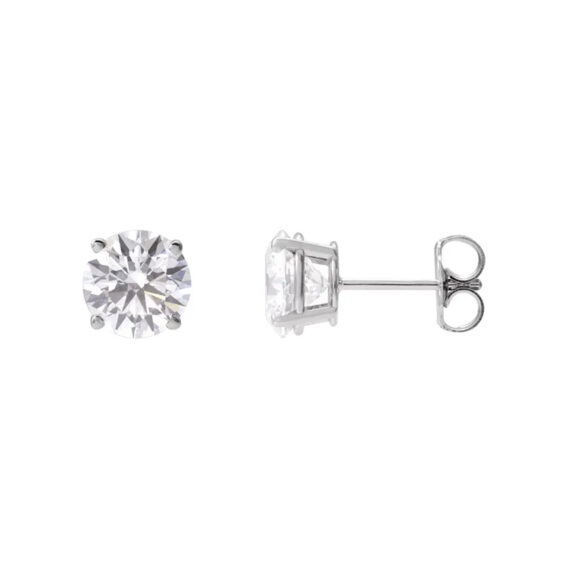 Stud Earrings, Lab Grown Diamond - 1874LGD - Image 22