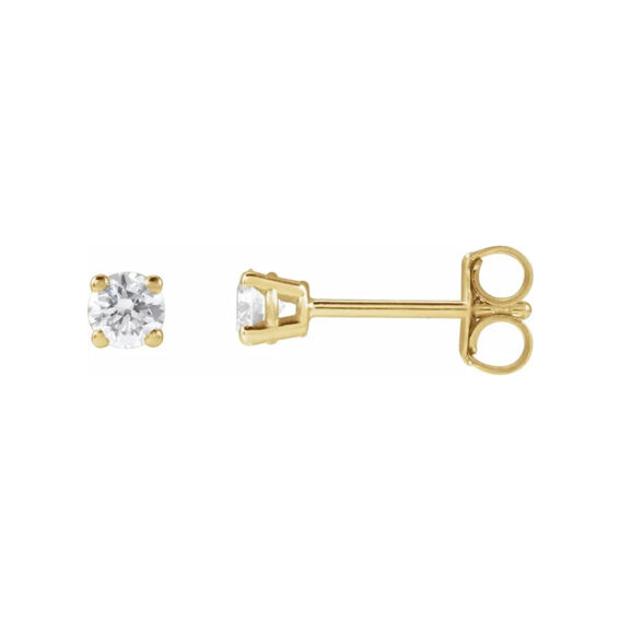 Stud Earrings, Lab Grown Diamond - 1874LGD - Image 30