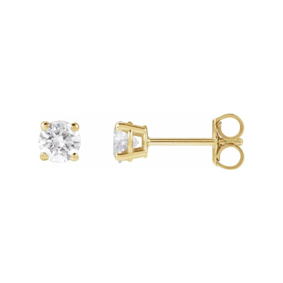 Stud Earrings, Lab Grown Diamond - 1874LGD - Image 26