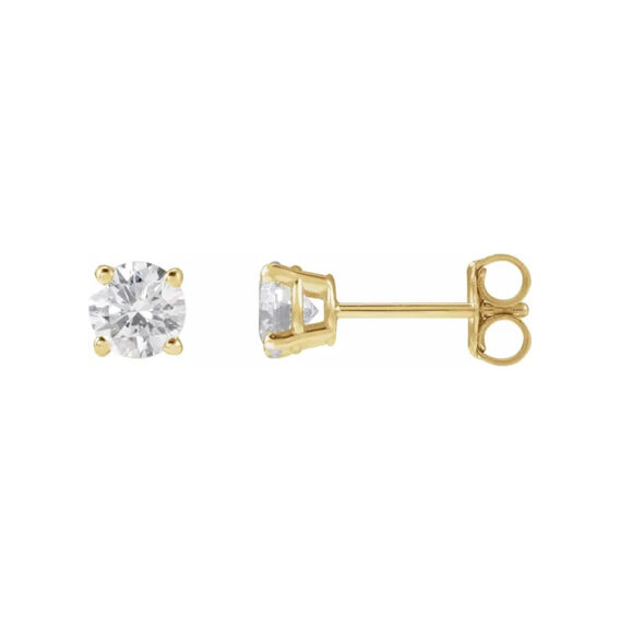 Stud Earrings, Lab Grown Diamond - 1874LGD - Image 31