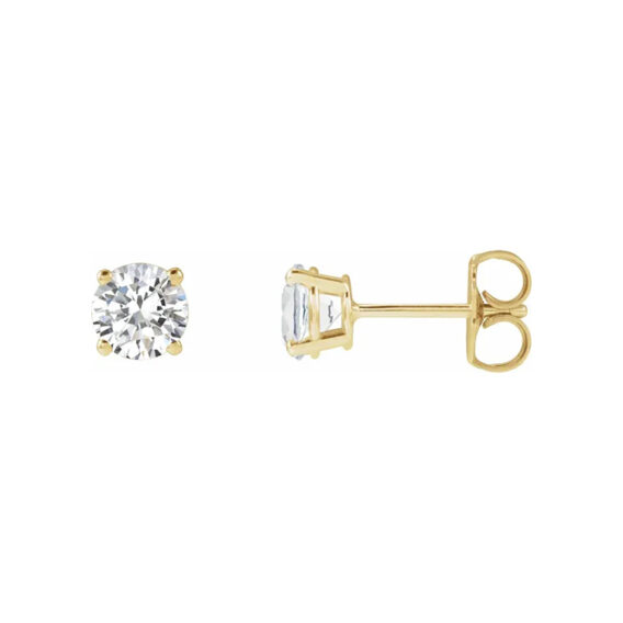 Stud Earrings, Lab Grown Diamond - 1874LGD - Image 27