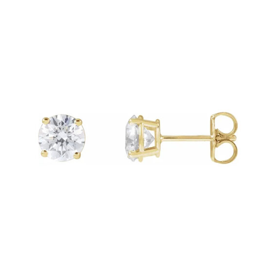 Stud Earrings, Lab Grown Diamond - 1874LGD - Image 33