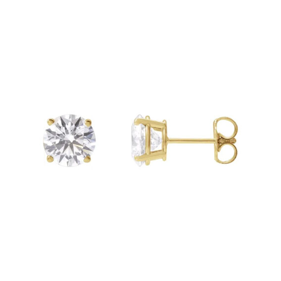 Stud Earrings, Lab Grown Diamond - 1874LGD - Image 28