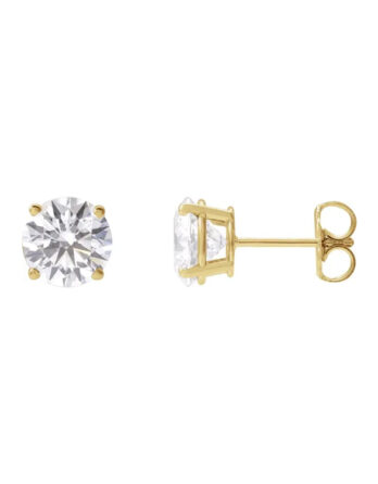 Stud Earrings, Lab Grown Diamond - 1874LGD
