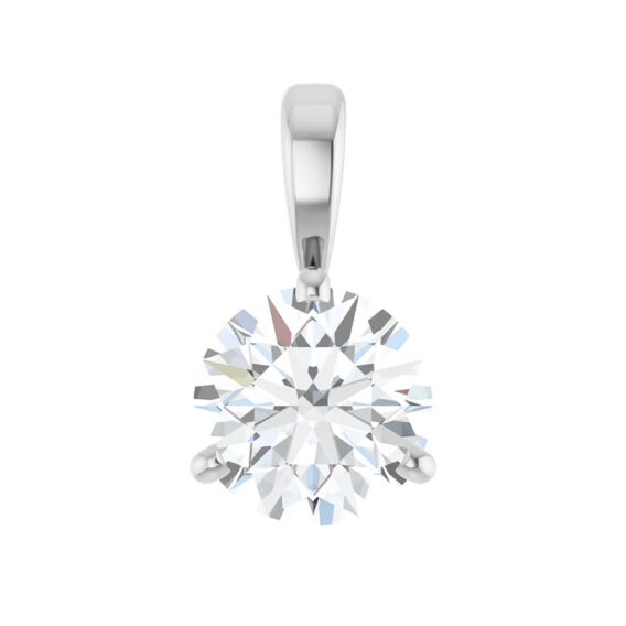 Lab-Grown Moissanite Pendant 23559 - Image 5