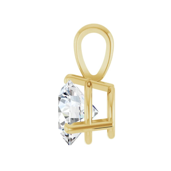 Lab-Grown Moissanite Pendant 23559 - Image 2