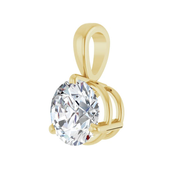 Lab-Grown Moissanite Pendant 23559 - Image 3