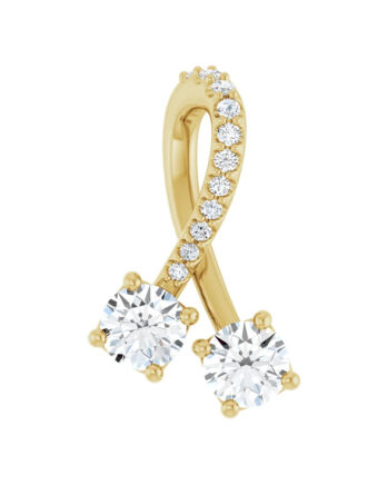 Lab-Grown Moissanite Pendant or Necklace - 653495