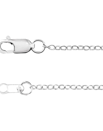 Adjustable Cable Chain Necklace, (16"-18") - CH1101