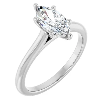 Marquise Solitaire Engagement Ring 126617M