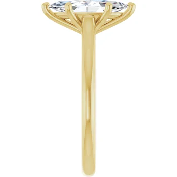 Marquise Solitaire Engagement Ring 126617M - Image 8