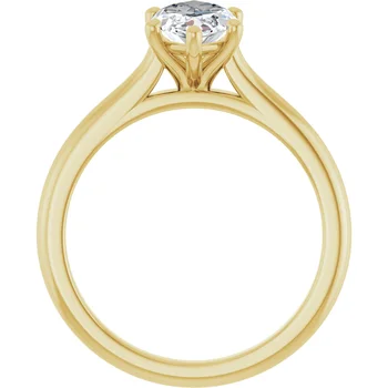 Marquise Solitaire Engagement Ring 126617M - Image 7