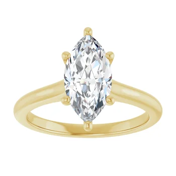 Marquise Solitaire Engagement Ring 126617M - Image 6