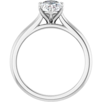 Marquise Solitaire Engagement Ring 126617M - Image 4