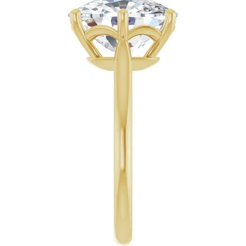 Engagement Ring Elongated Cushion 127385 - Image 2