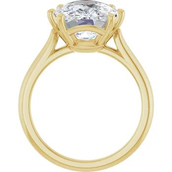 Engagement Ring Elongated Cushion 127385 - Image 3
