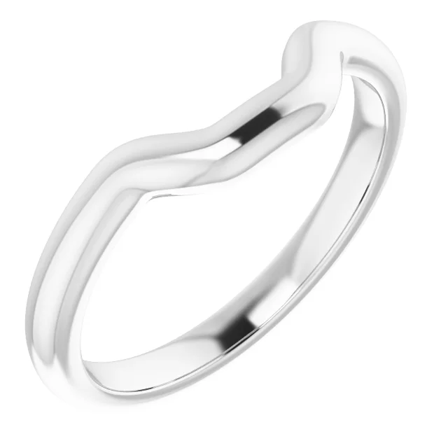 Matching Wedding Band 51230 for Emerald Engagement Ring 69706 - Image 2