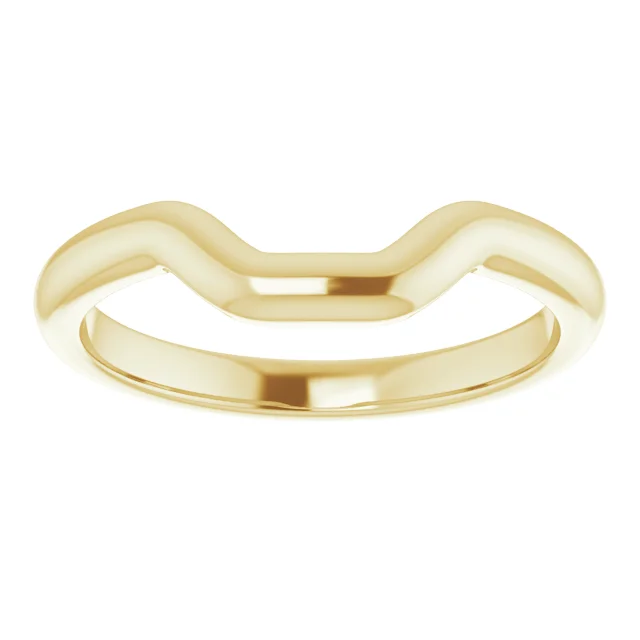 Matching Wedding Band 51230 for Emerald Engagement Ring 69706 - Image 4